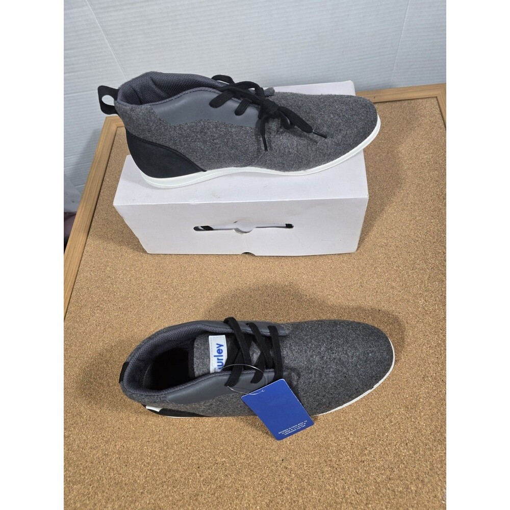 (T0) HURLEY Franklin GREY Sneakers Gray Men's Size 8.5 (New with tags)